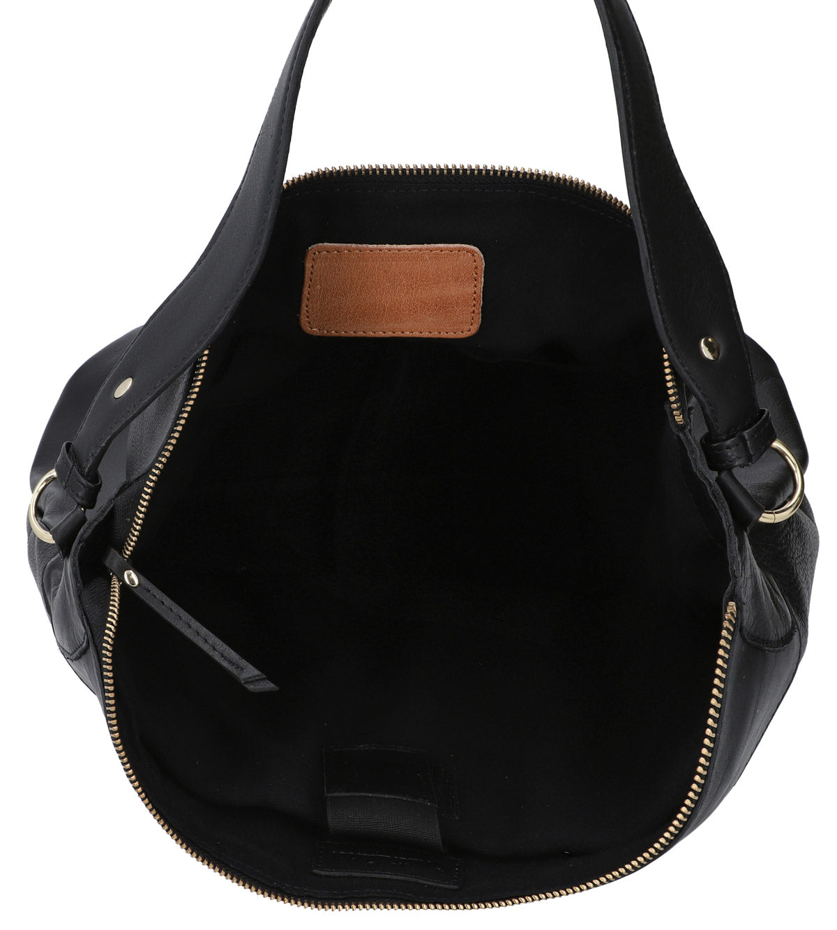 gusti-leder-hannah-shopper-umh-ngetasche-aus-b-ffelleder-in-schwarz image 5