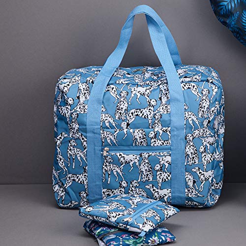 cedon-easy-travelbag-black-and-white-dogs-faltbare-reisetasche-47-x-20-x-37-cm image 4