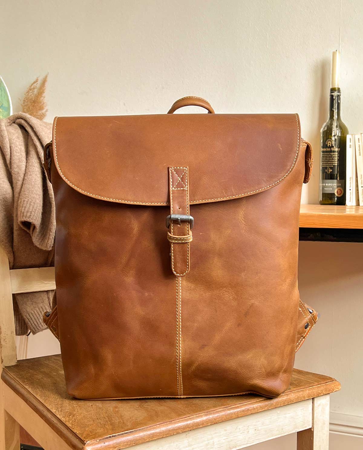 gusti-leder-kieran-city-rucksack-aus-echtleder-business image 1