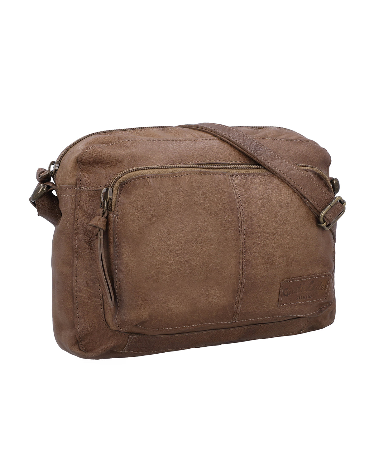 gusti-leder-amani-kleine-handtasche-damen-leder-mit-au-enzip image 1