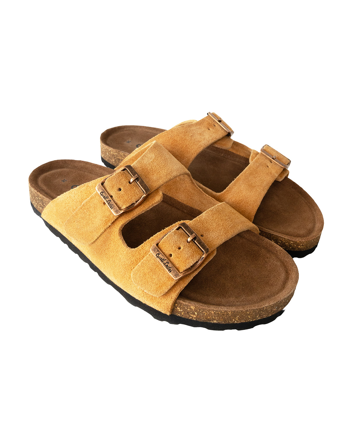 gusti-leder-celina-damen-sandale-pantolette-orange-aus-wildleder image 2