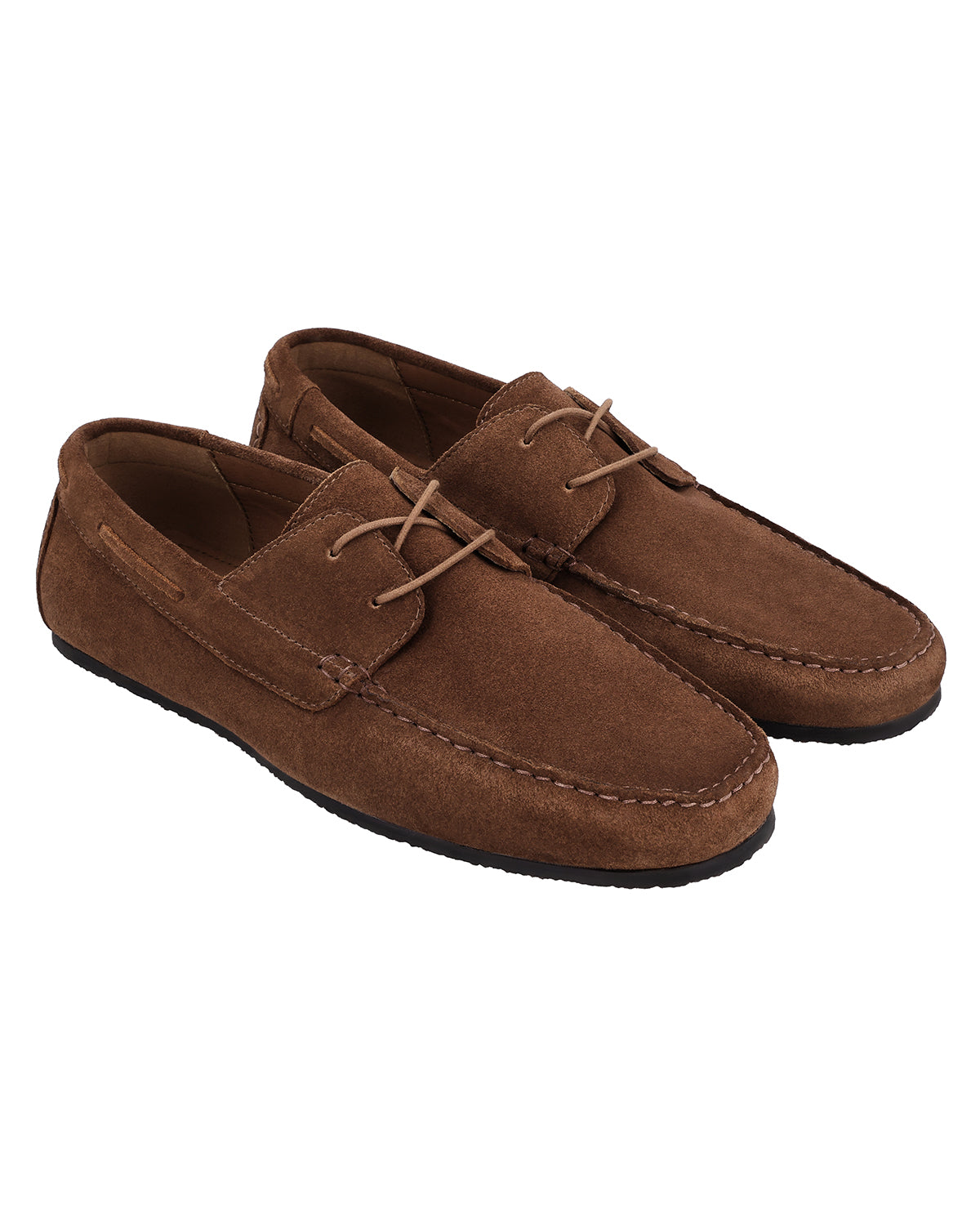 gusti-leder-elex-mokassin-herren-veloursleder-cognac image 3