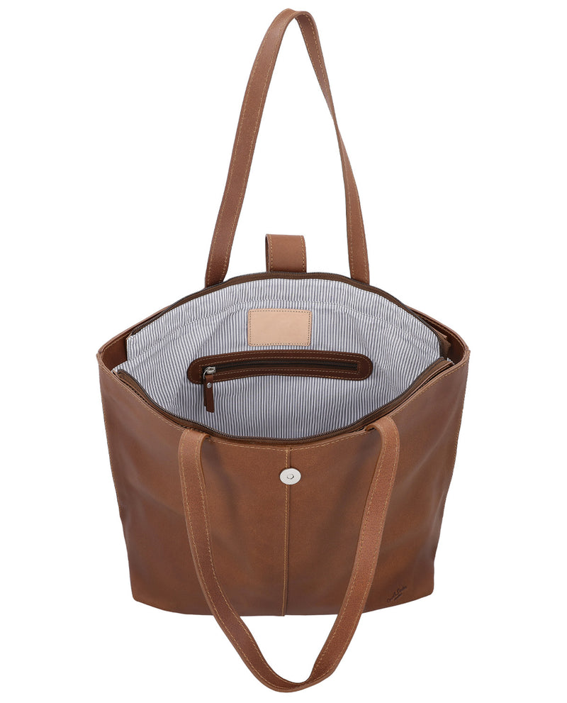 gusti-leder-alexandra-shopper-ledertasche-gro-aus-rindsleder-in-braun image 4