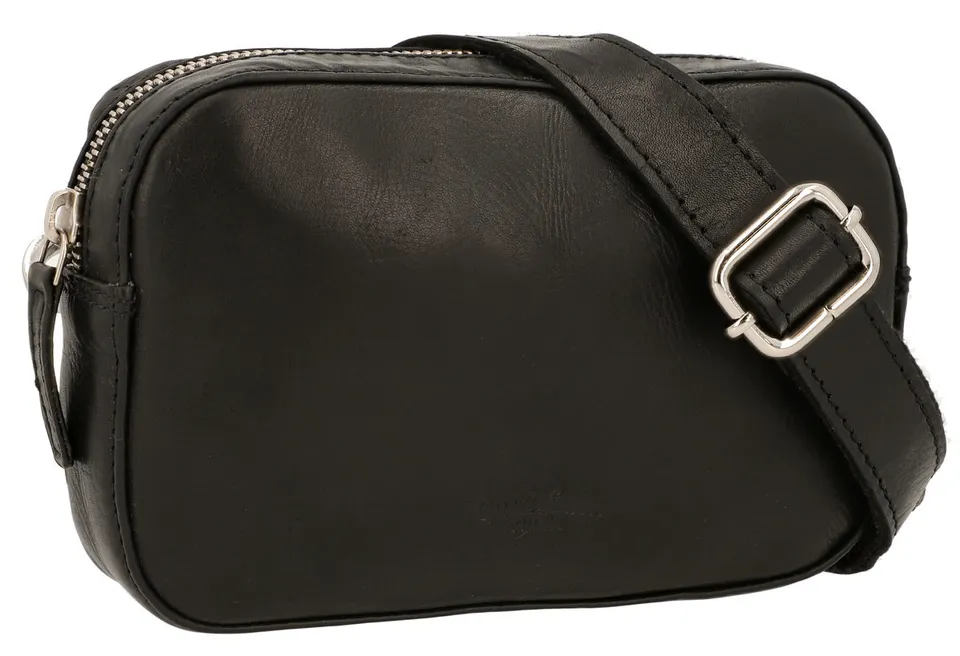 gusti-leder-rhea-umh-ngetasche-damen-kleine-ledertasche-schwarz-pflanzlich-geger image 1