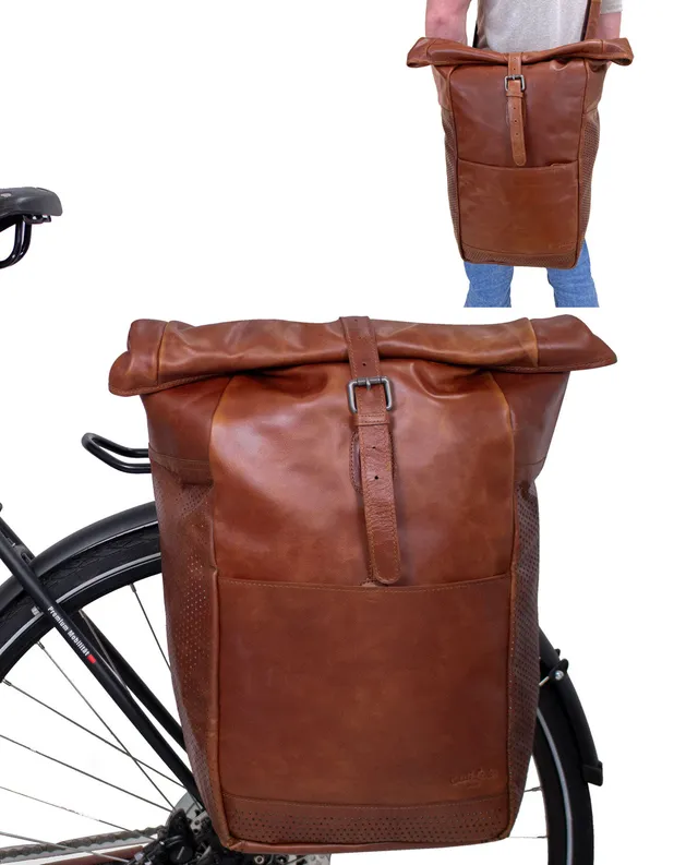 gusti-leder-miquel-i-rolltop-leder-rucksack-f-r-laptop-und-rad image 1