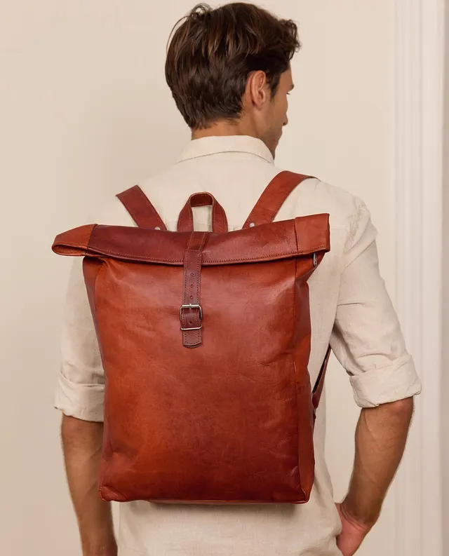 gusti-leder-niklas-rolltop-rucksack-aus-ziegenleder image 1