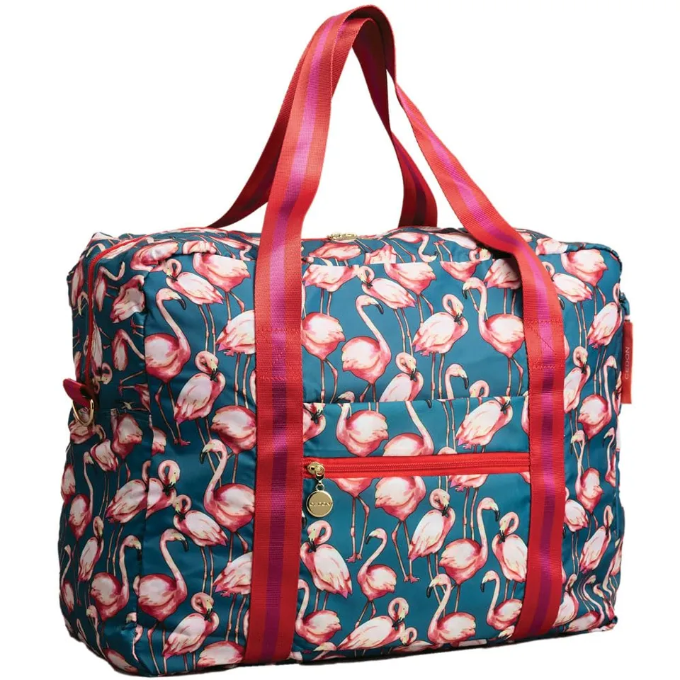cedon-easy-travel-bag-pink-flamingo-faltbare-reisetasche image 1