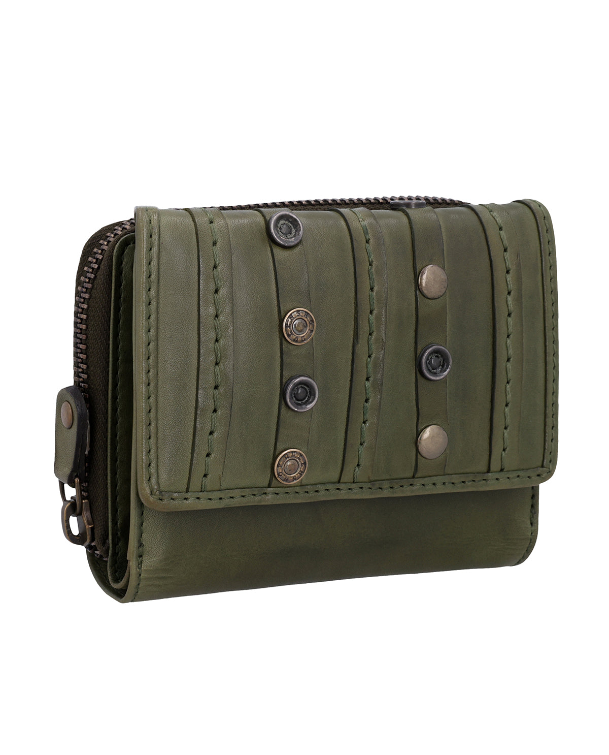 gusti-leder-lovise-damen-geldb-rse-gr-n-mit-rfid-schutz image 2