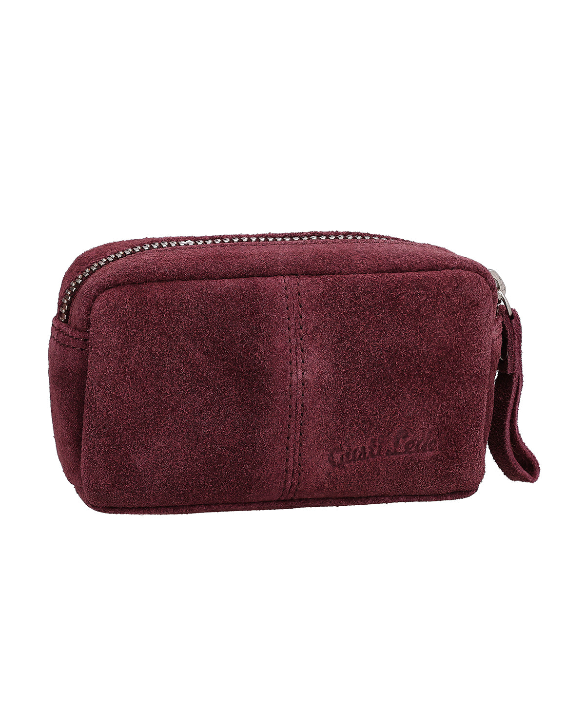 gusti-leder-butler-schl-sseletui-rot-leder-mit-2-schl-sselringen image 2