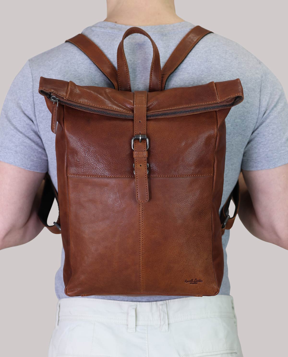 gusti-leder-valja-rolltop-rucksack-leder-9-liter-outlet image 5