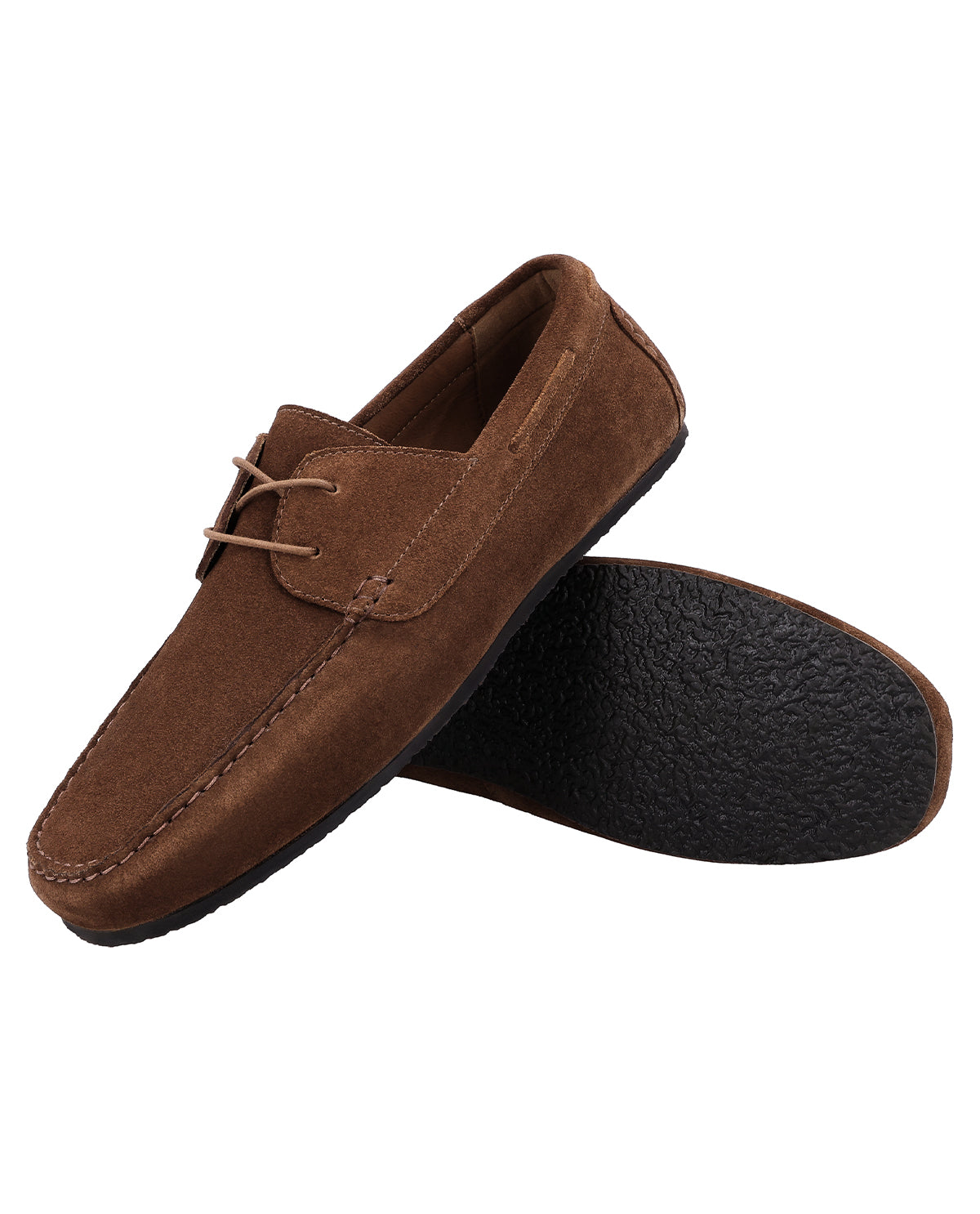 gusti-leder-elex-mokassin-herren-veloursleder-cognac image 5