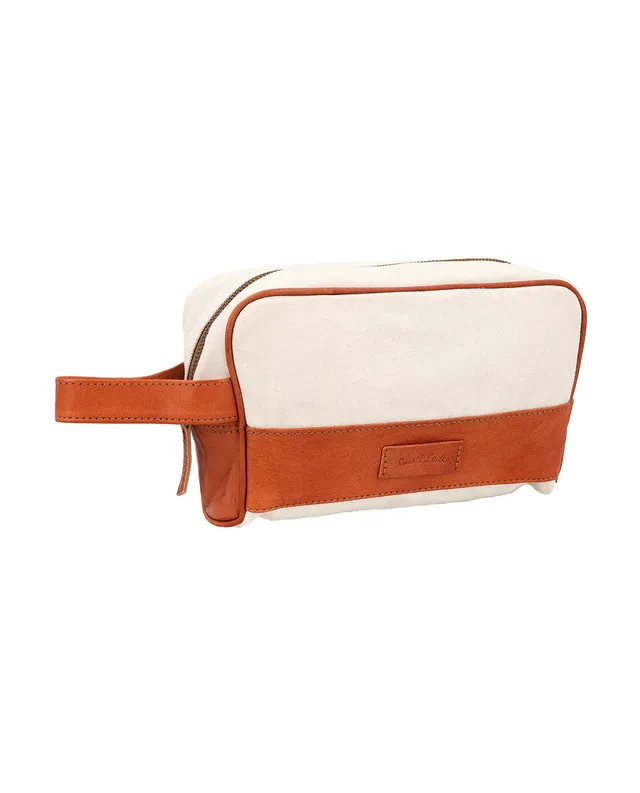 gusti-leder-niven-waschtasche-kosmetiktasche-canvas-und-leder image 1