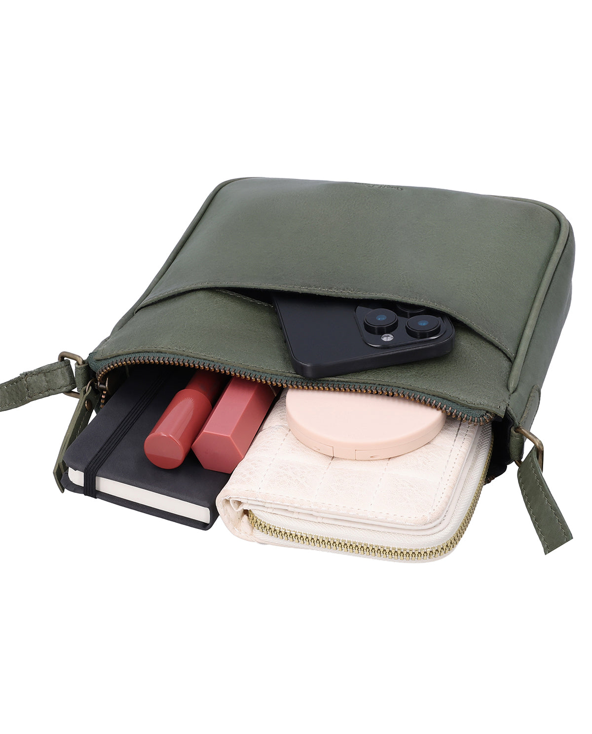 gusti-leder-thyra-handtasche-damen-gr-nes-leder image 5