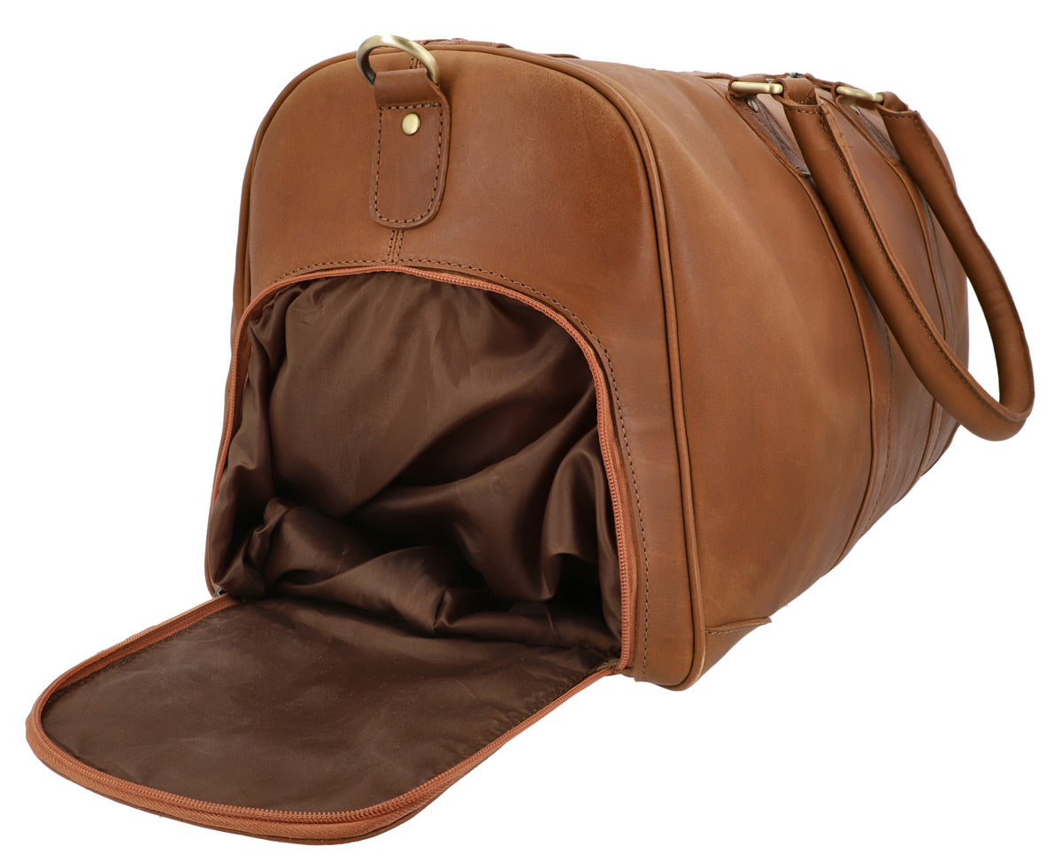 gusti-leder-outlet-reisetasche-aus-braunem-leder image 8