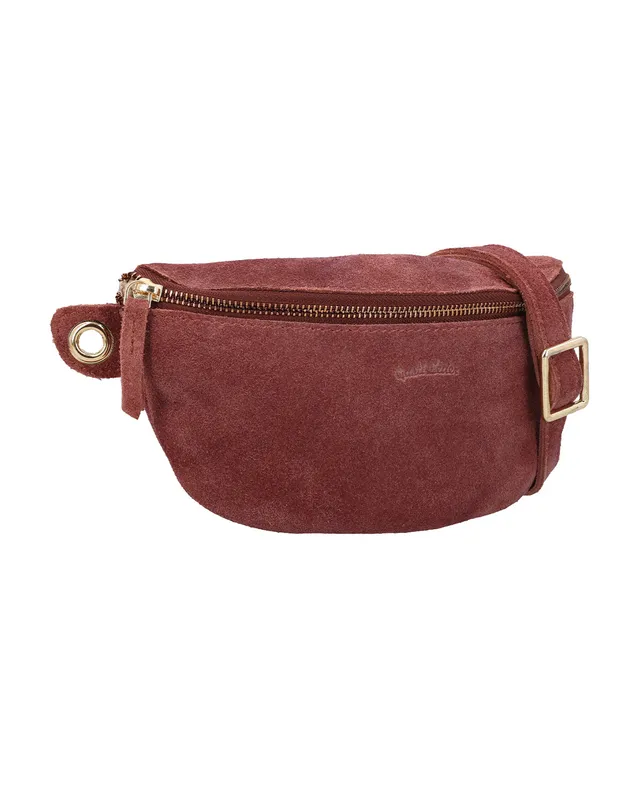 gusti-leder-rosamonde-bauchtasche-damen-leder-braun-mit-airtag-fach image 1
