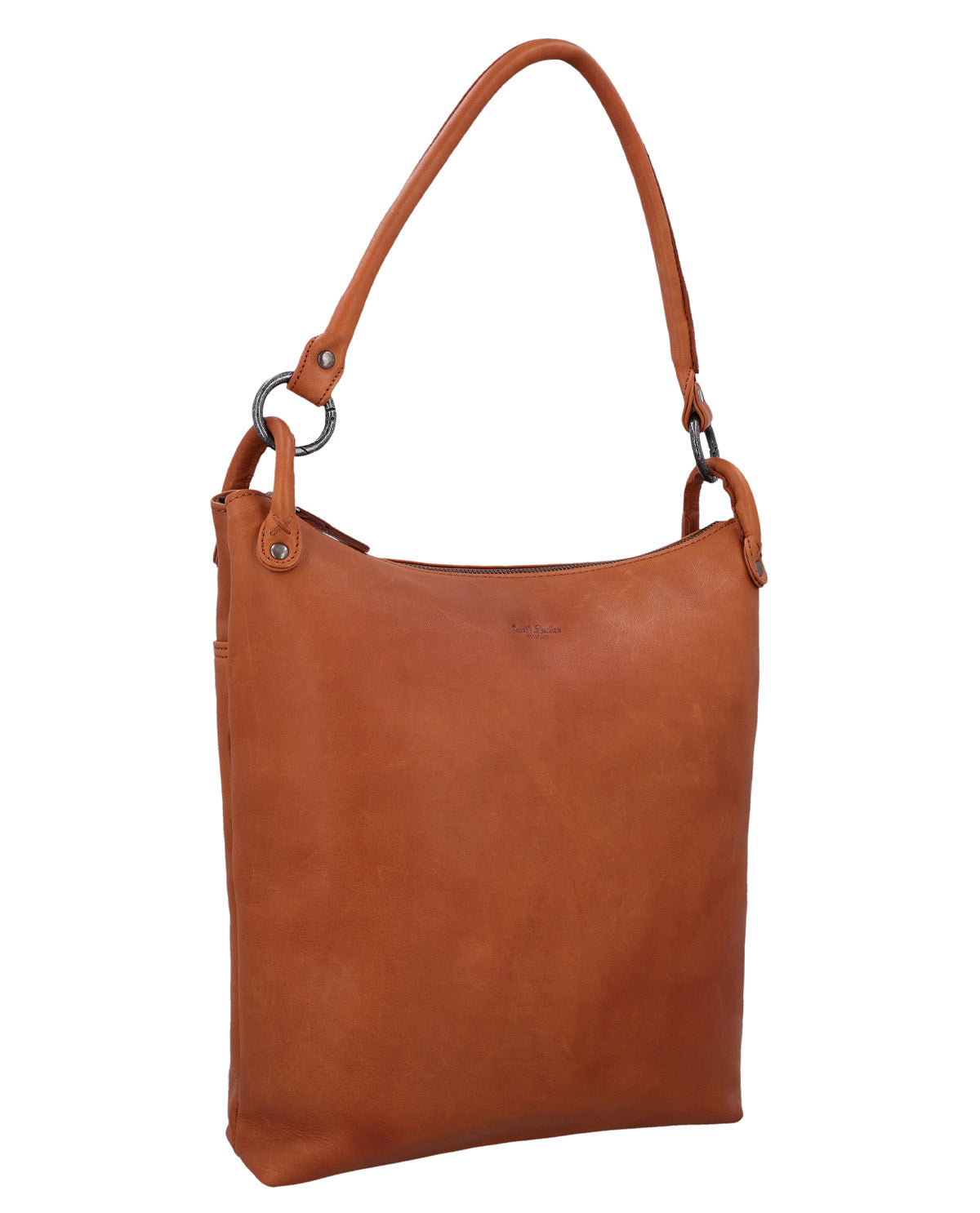 gusti-leder-cathy-shopper-braun-leder-mit-rei-verschluss image 2