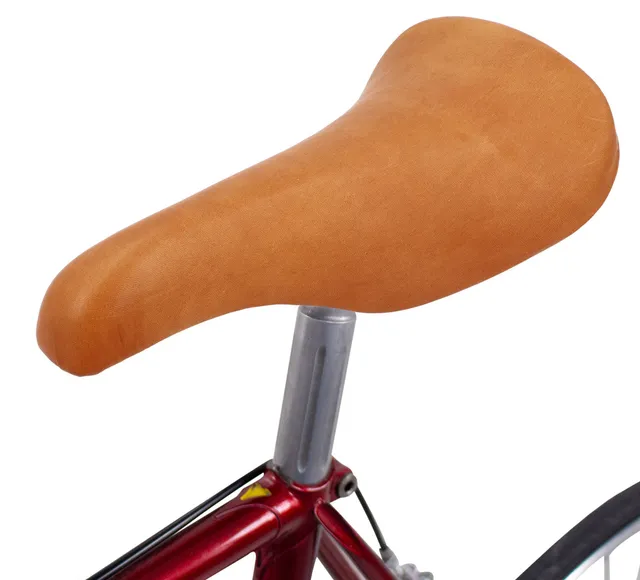 gusti-leder-remco-e-fahrradsattel-leder-schmal-citybike image 1