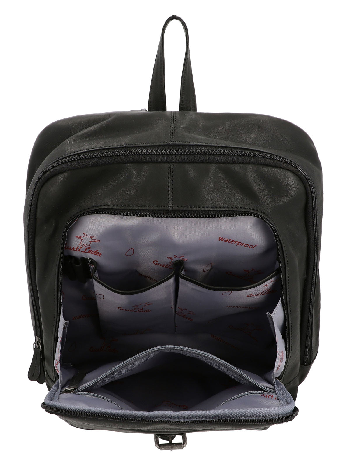 gusti-leder-niki-outlet-rucksack-lederrucksack-aus-pflanzlich-gegerbtem-rindsled image 5