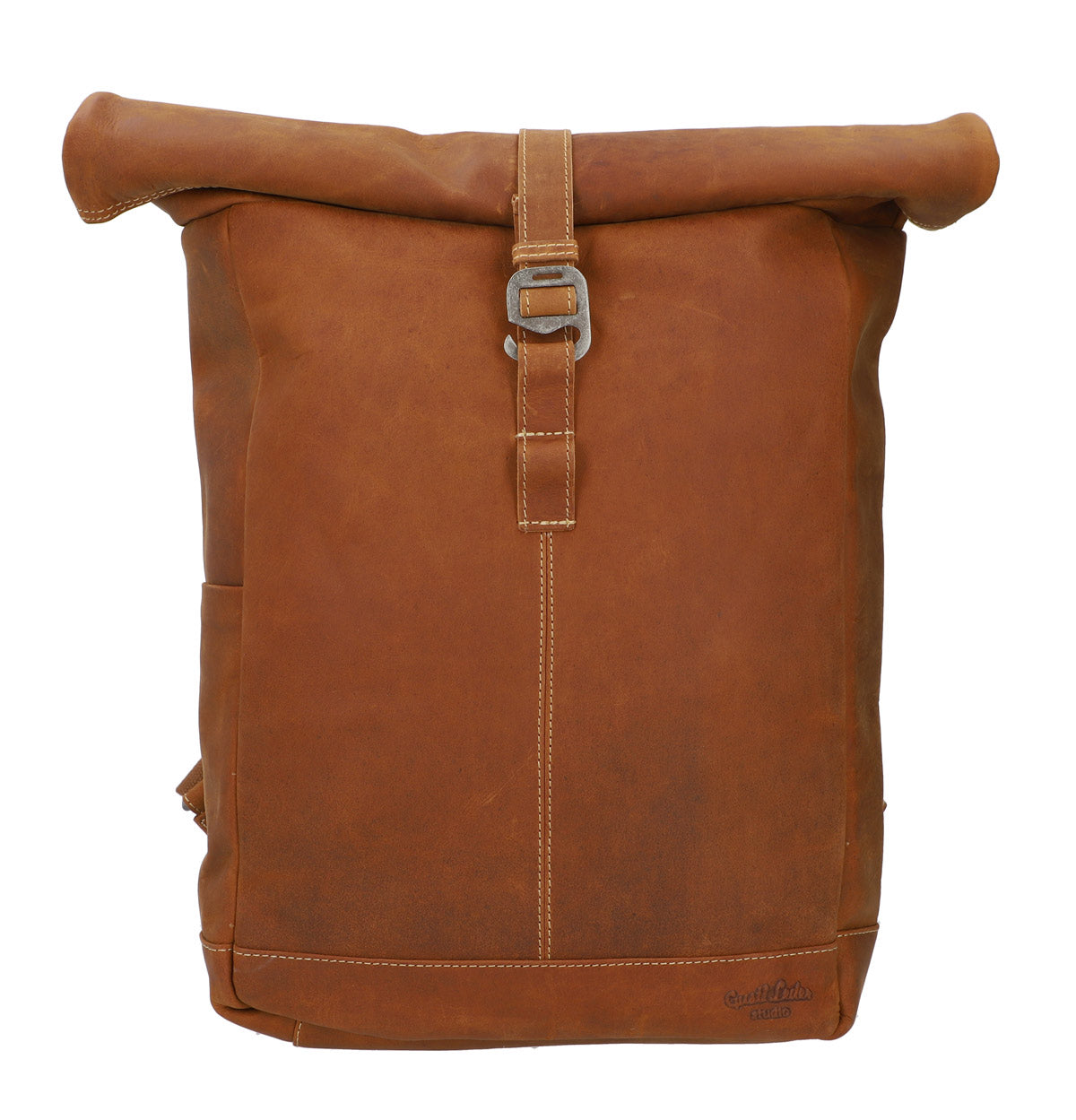 gusti-leder-bendik-rolltop-rucksack-aus-leder-braun-outlet image 7