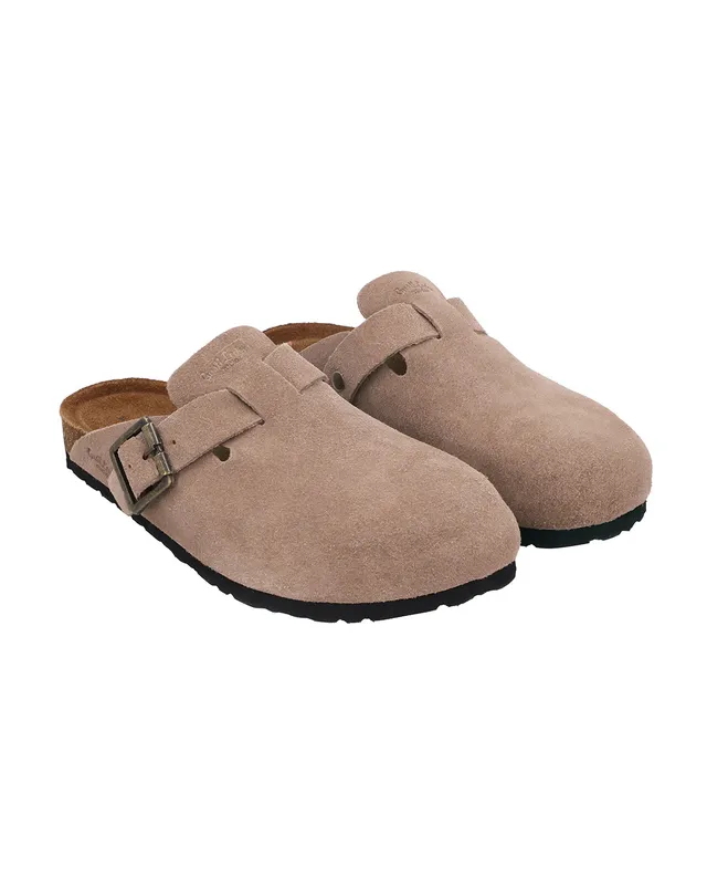 gusti-leder-antje-damen-clog-aus-wildleder-pantolette-hausschuh image 1