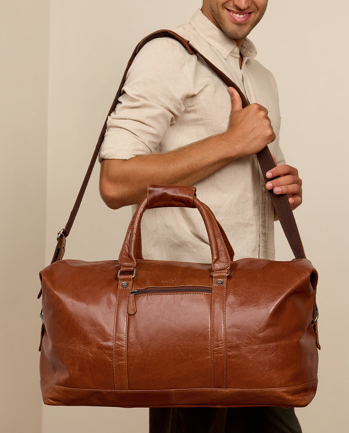 gusti-leder-ruben-reisetasche-aus-robustem-leder-vintage image 2