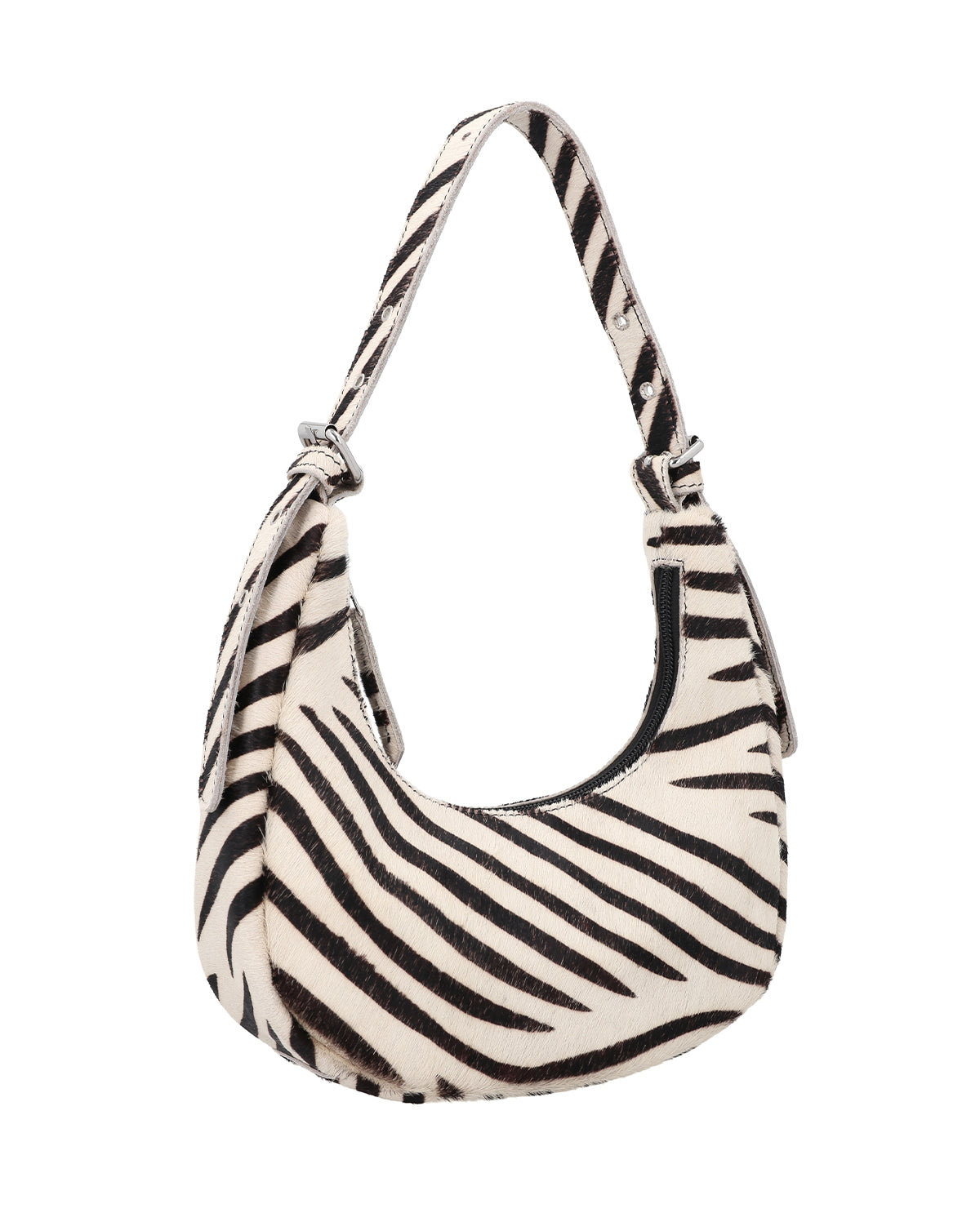 gusti-leder-heike-kleine-handtasche-leder-zebra-print image 2