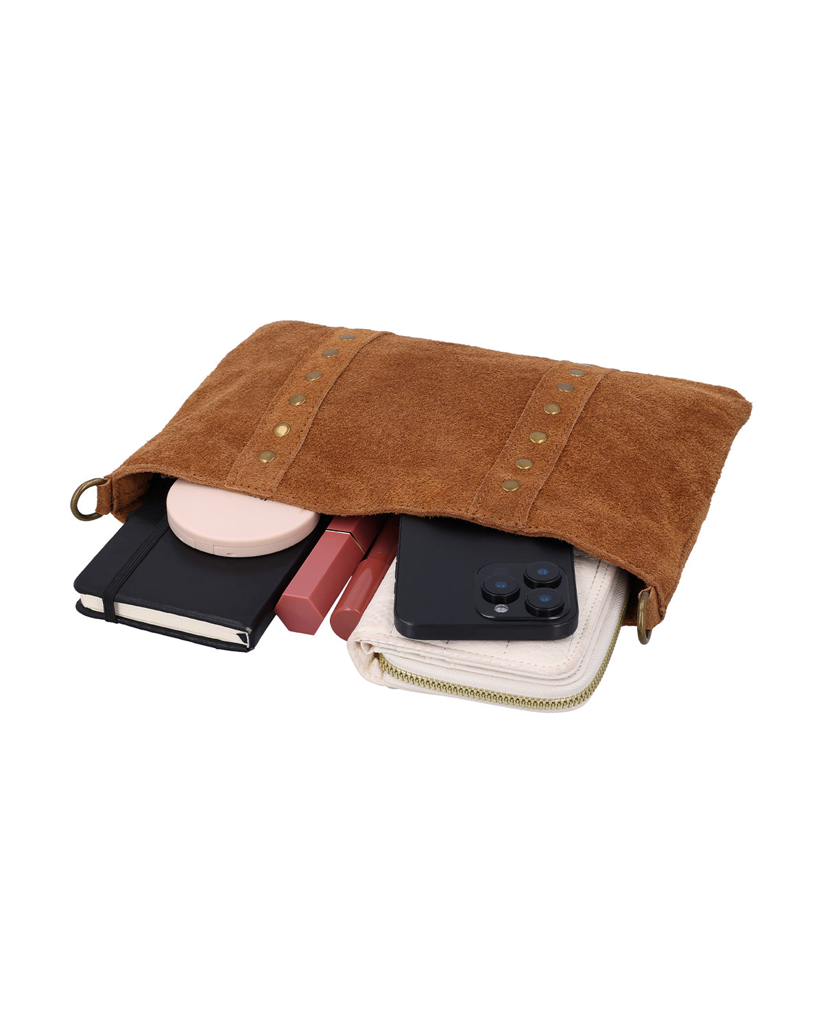gusti-leder-kirsti-handtasche-damen-kleine-lederhandtasche-braun-crossbody image 3
