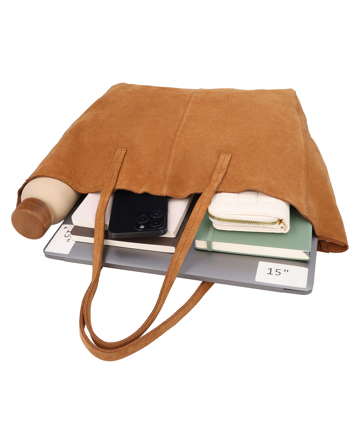 gusti-leder-belana-shopper-rindsleder-wildleder image 3