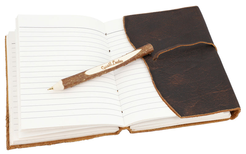gusti-leder-rosie-liniert-notizbuch-a5-aus-b-ffelleder image 4