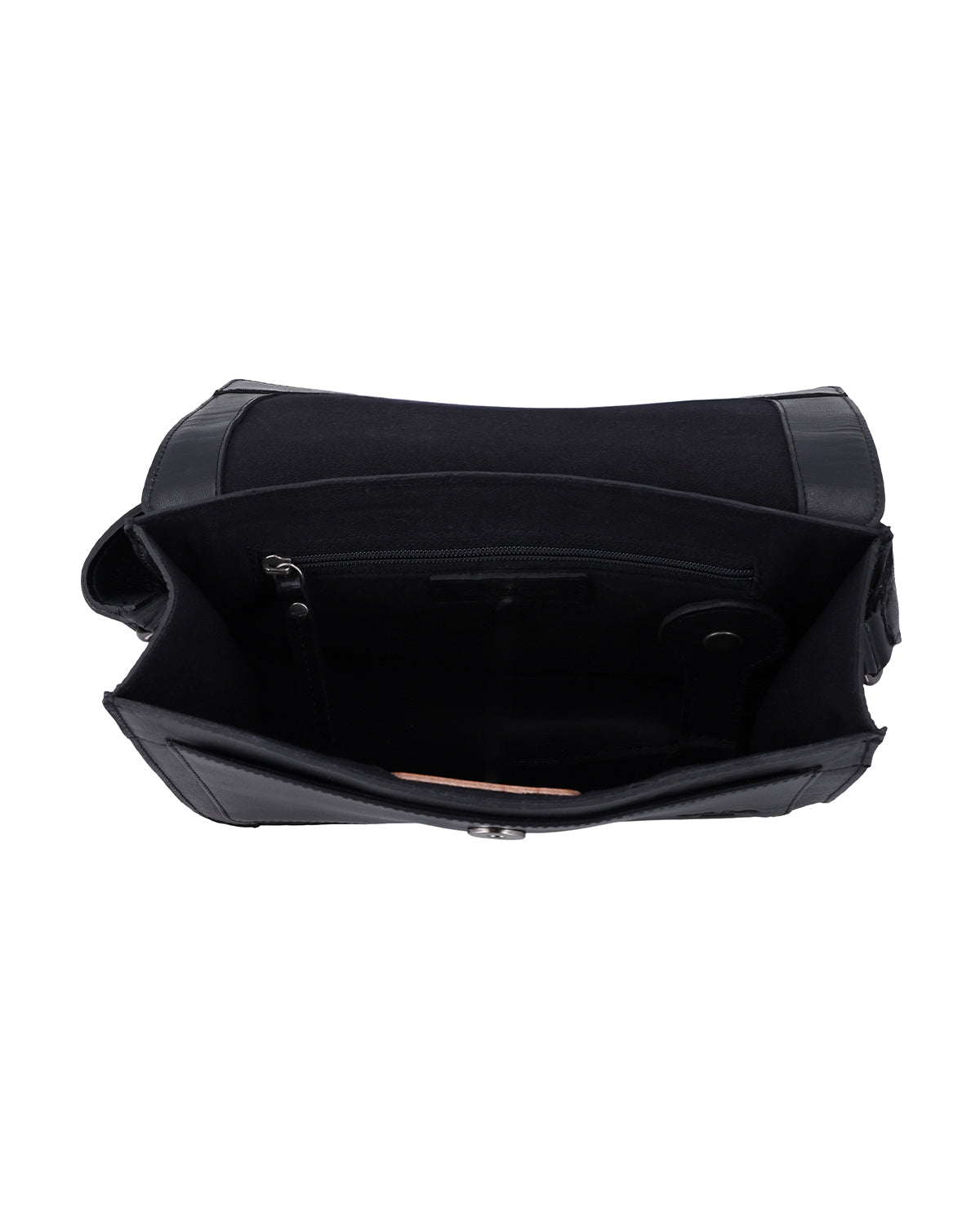 gusti-leder-kimberly-handtasche-aus-rindsleder-in-schwarz-mit-verstellbarem-riem image 6