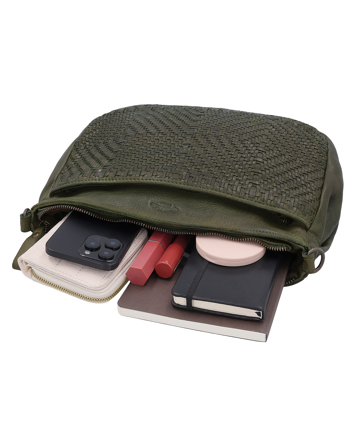 gusti-leder-ulla-gro-e-lederhandtasche-damen-gr-n-gewaschenes-leder image 7