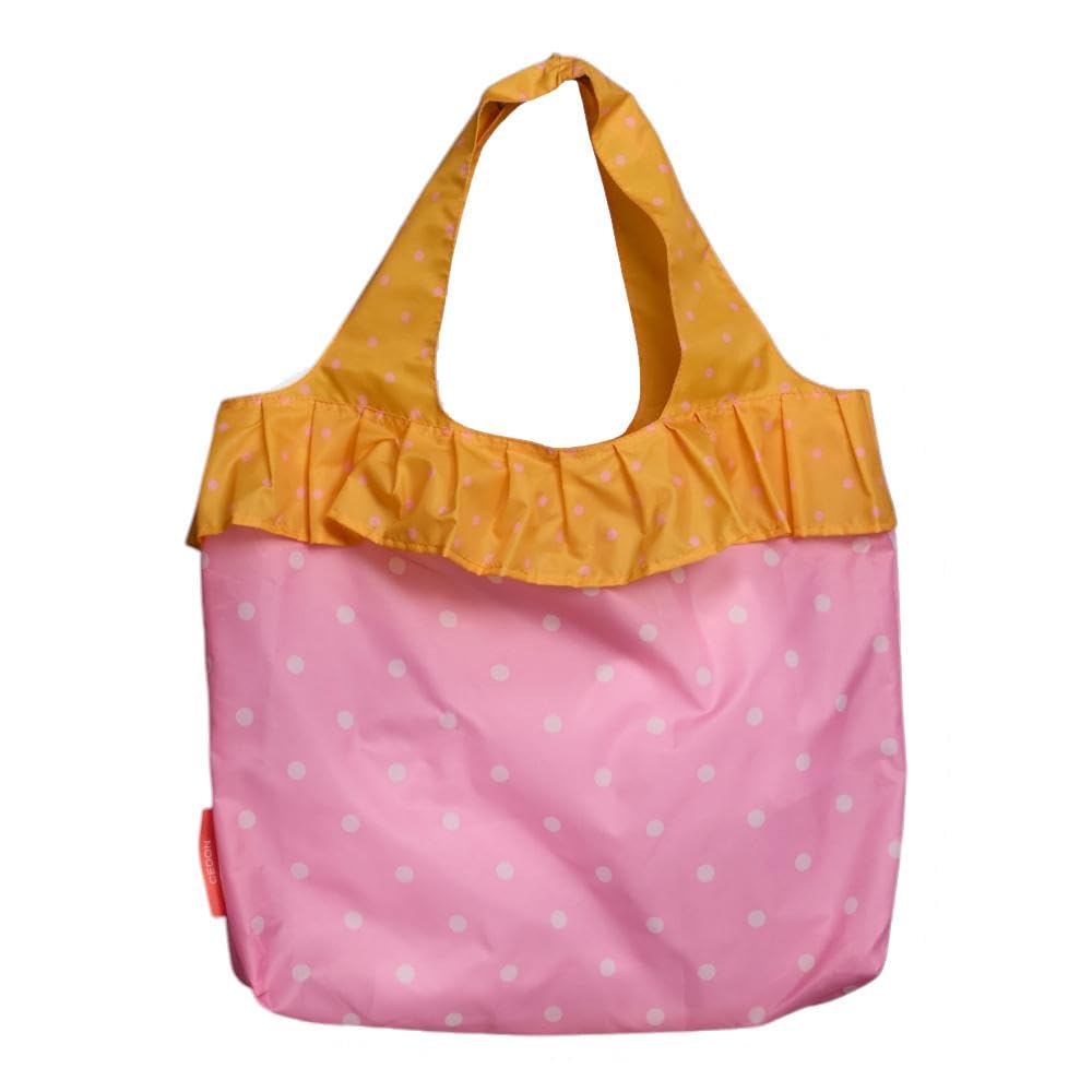 cedon-easy-bag-volant-dots-pink-einkaufsbeutel-aus-recyceltem-pet-mit-r-sche image 1